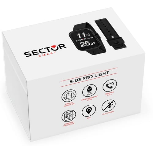 Orologio Smartwatch da Uomo Sector R3251171003, S-03 pro light 2024