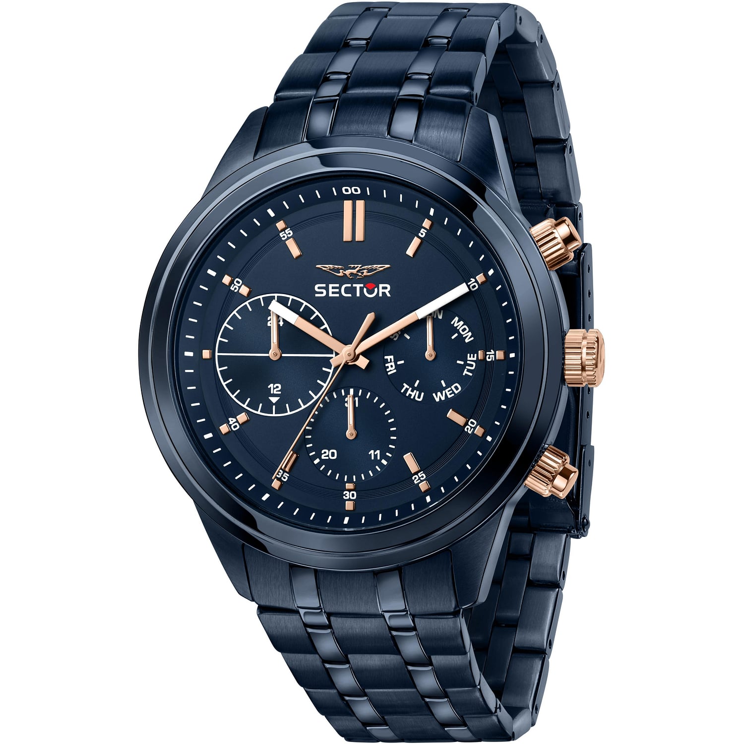Montre Homme Sector 340 Contemporain - Boîtier Acier Argenté - Étanche 100m - Neuf Avec Étiquettes